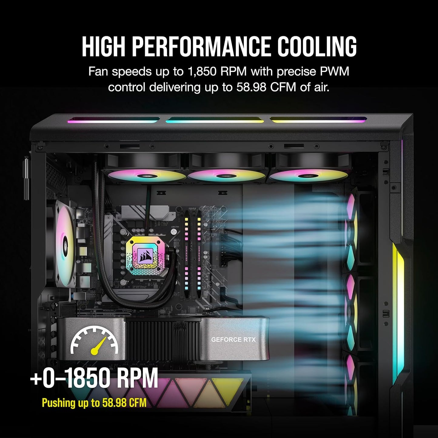 Corsair iCUE AR120 RGB 120mm Triple Fan Kit