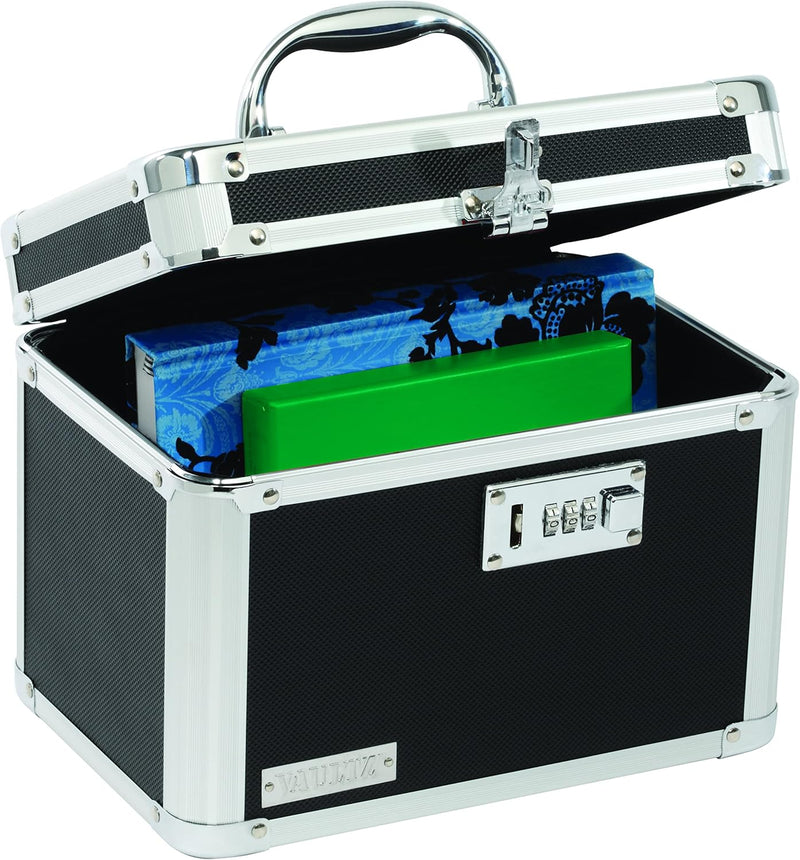 Vaultz VZ00102 Black Combination Lock Box — main product image
