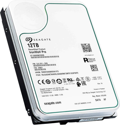 Seagate ST12000NE0008 12TB IronWolf Pro NAS HDD Renewed
