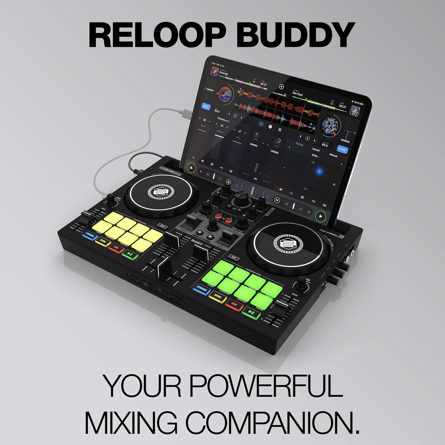 Reloop AMS-BUDDY 2-Channel DJ Controller iOS/PC