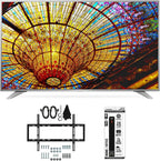 LG 60UH6550 60-Inch 4K UHD Smart TV Wall Mount Bundle