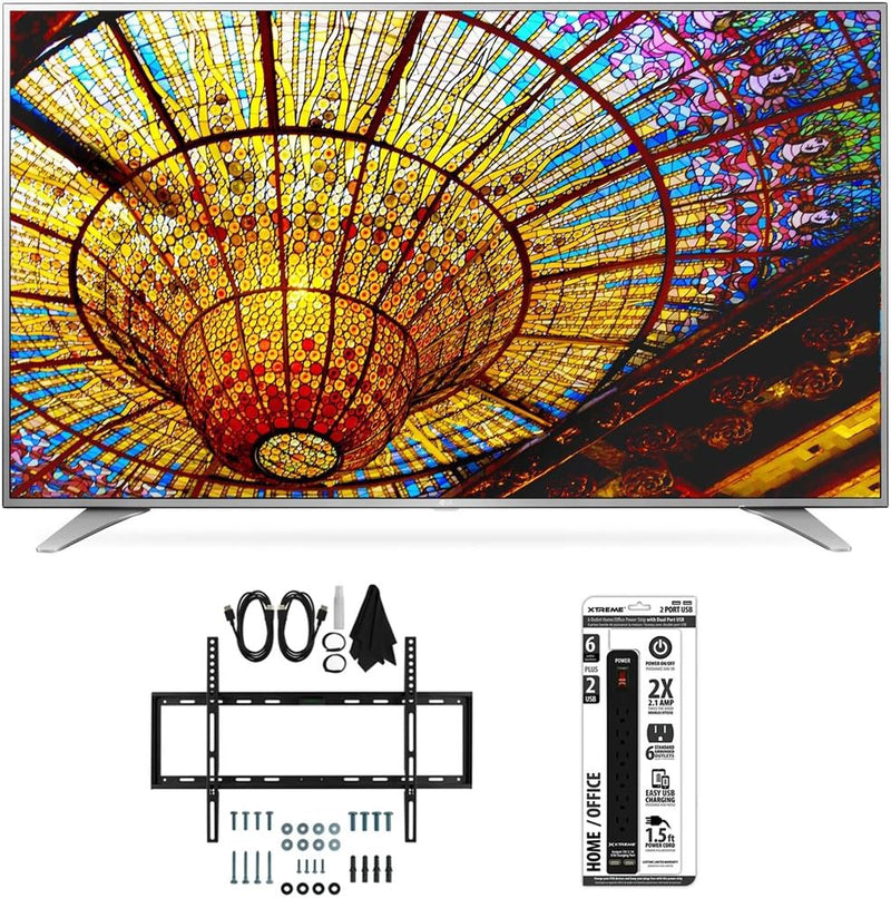 LG 60UH6550 60-Inch 4K UHD Smart TV Wall Mount Bundle — main product image