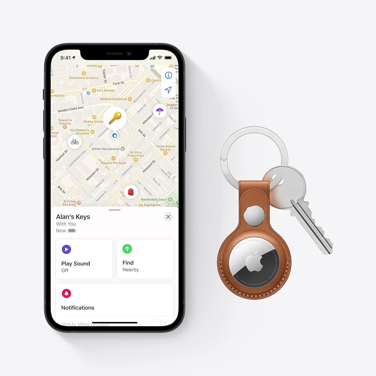 Apple MX542AM/A AirTag 4-Pack Tracker