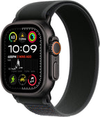 Apple Watch Ultra 2 [GPS + Cellular 49mm] Black Titanium (Renewed)
