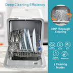 RCA RDW3216 Portable Countertop Dishwasher - Compact Design