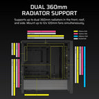 Corsair CC-9011296-WW 4000D RS ARGB Mid-Tower Case