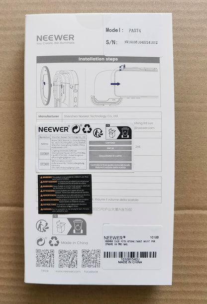 Neewer 10105104 iPhone 16 Pro Max Cage - Video Rig Stabilizer