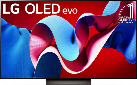 LG CRT2LGOLED77C4PUA 77" OLED evo C4 4K Smart TV (Renewed)