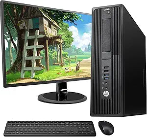 HP WorkStation Z240 SFF PC: i5, 16GB, 512GB SSD, 23.8" Monitor