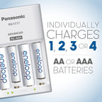 Panasonic K-KJ17M3A4BA eneloop AAA Battery Charger