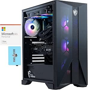 MSI AeRS12TF254-3685-268155 Aegis RS i7 Gaming PC, 64GB DDR5, 16TB SSD
