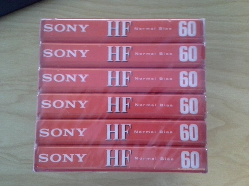 Sony HF60 Blank Audio Cassette Tape (6-Pack) — main product image
