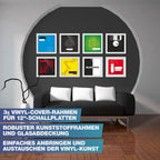 Glorious AMS-VINYL-FRAME-SET-WHT White Vinyl Frame Set (Set of 3)