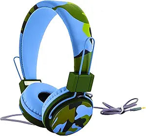 Polaroid PHP130BL Camouflage Headphones - Universal with Mic