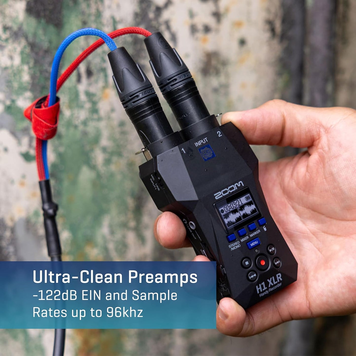 Zoom H1 XLR Handy Recorder 32-Bit Float Portable