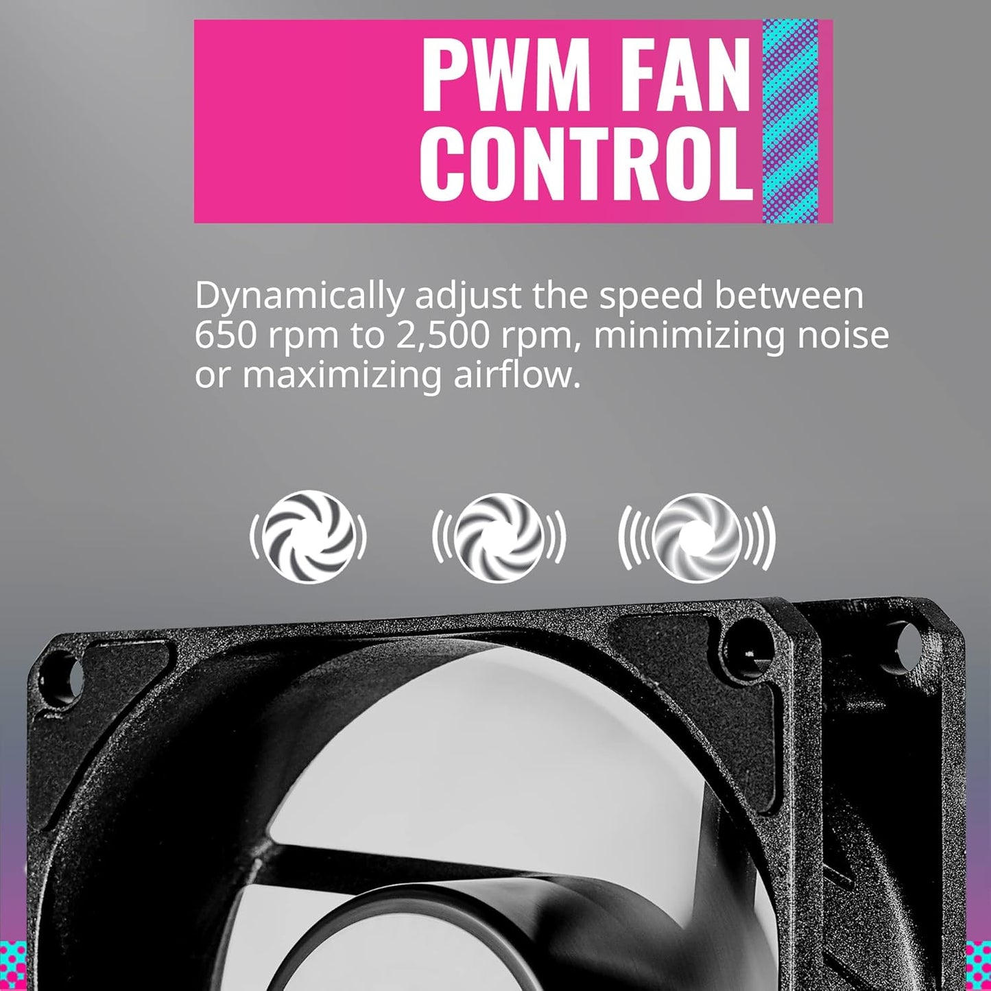 Cooler Master MFX-B8NN-25NPK-R1 80mm PWM Case Fan