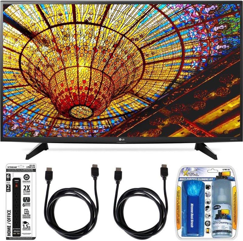 LG 49UH6100 49-Inch 4K UHD Smart TV Bundle — main product image