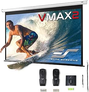 Elite Screens VMAX120XWH2 120-inch Electric Projector Screen — main product image