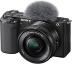Sony ZV-E10 16-50mm Mirrorless Vlogging Camera Bundle - Renewed