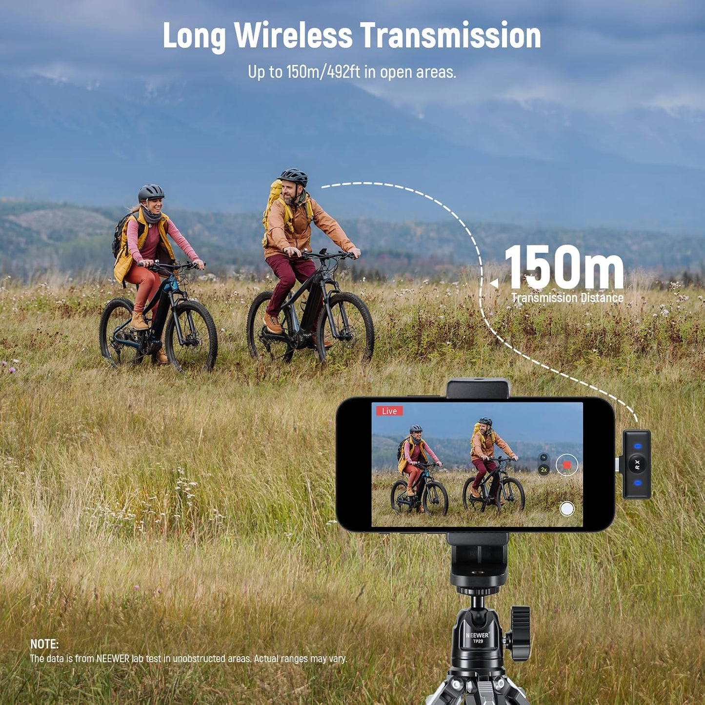 Neewer B0DK783X81 Wireless Lavalier Microphone Set