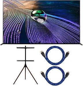Sony XR-55A90J 55-Inch Bravia OLED 4K UHD Smart TV Bundle