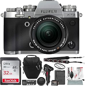 Fujifilm X-T3 Silver 18-55mm Lens Bundle