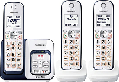 Panasonic KX-TGD563A Bluetooth Link2Cell Cordless Phone Renewed