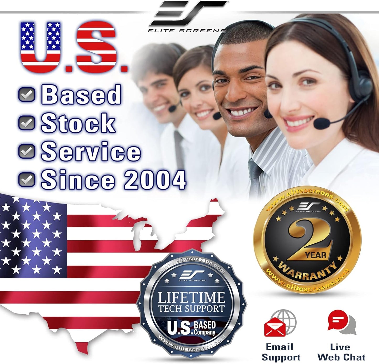 Elite Screens F135NWH ezCinema 135" Portable Projector Screen