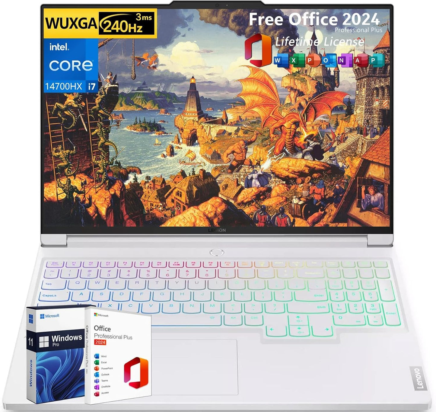 Lenovo 83FD004GUS Legion 7i RTX 4060 Gaming Laptop: i7, 64GB, 4TB SSD