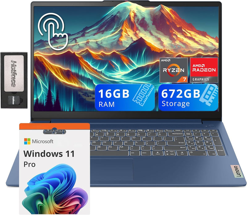 Lenovo IdeaPad Slim 3 Ryzen 7 Touch Laptop — main product image