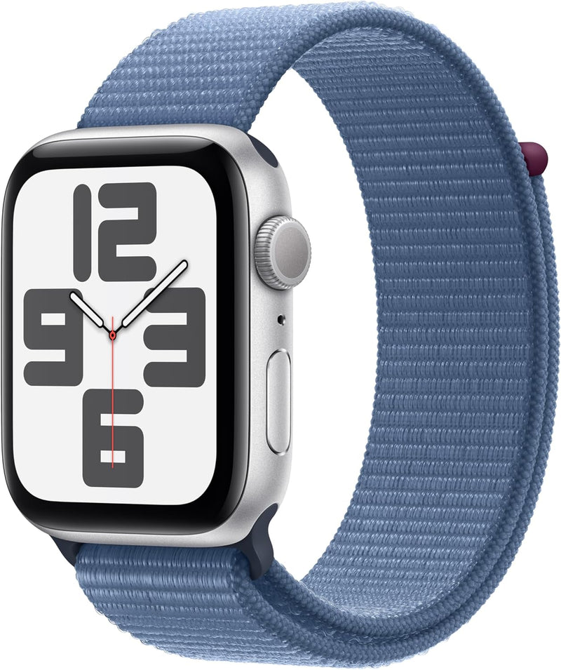 Apple Watch SE (2nd Gen) GPS 44mm Silver Blue — main product image