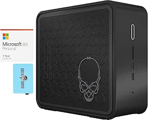 Intel BXNUC9i5QNX1 i5 Mini PC 32GB, 1TB SSD, Win 10, MS 365 Personal