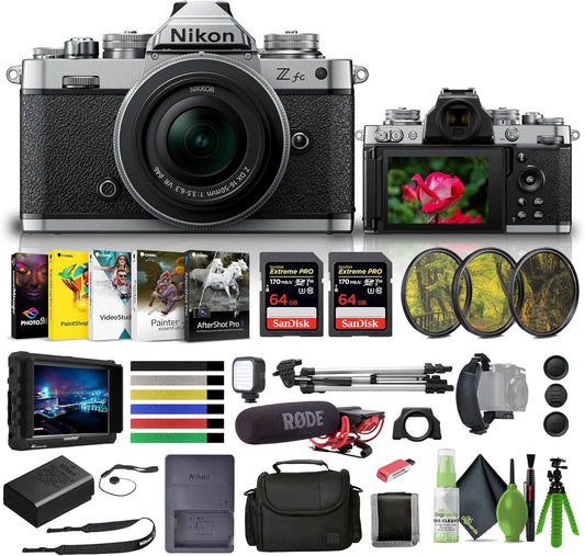 Nikon Zfc Mirrorless Camera Lens Bundle - Renewed