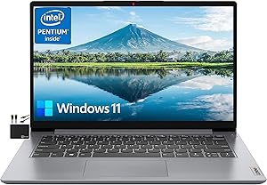Lenovo 2023 IdeaPad 14" HD Intel Pentium Laptop