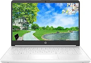 HP 14 STREAM SNOW WHITE Intel Celeron N4020 14" Laptop 128GB Storage
