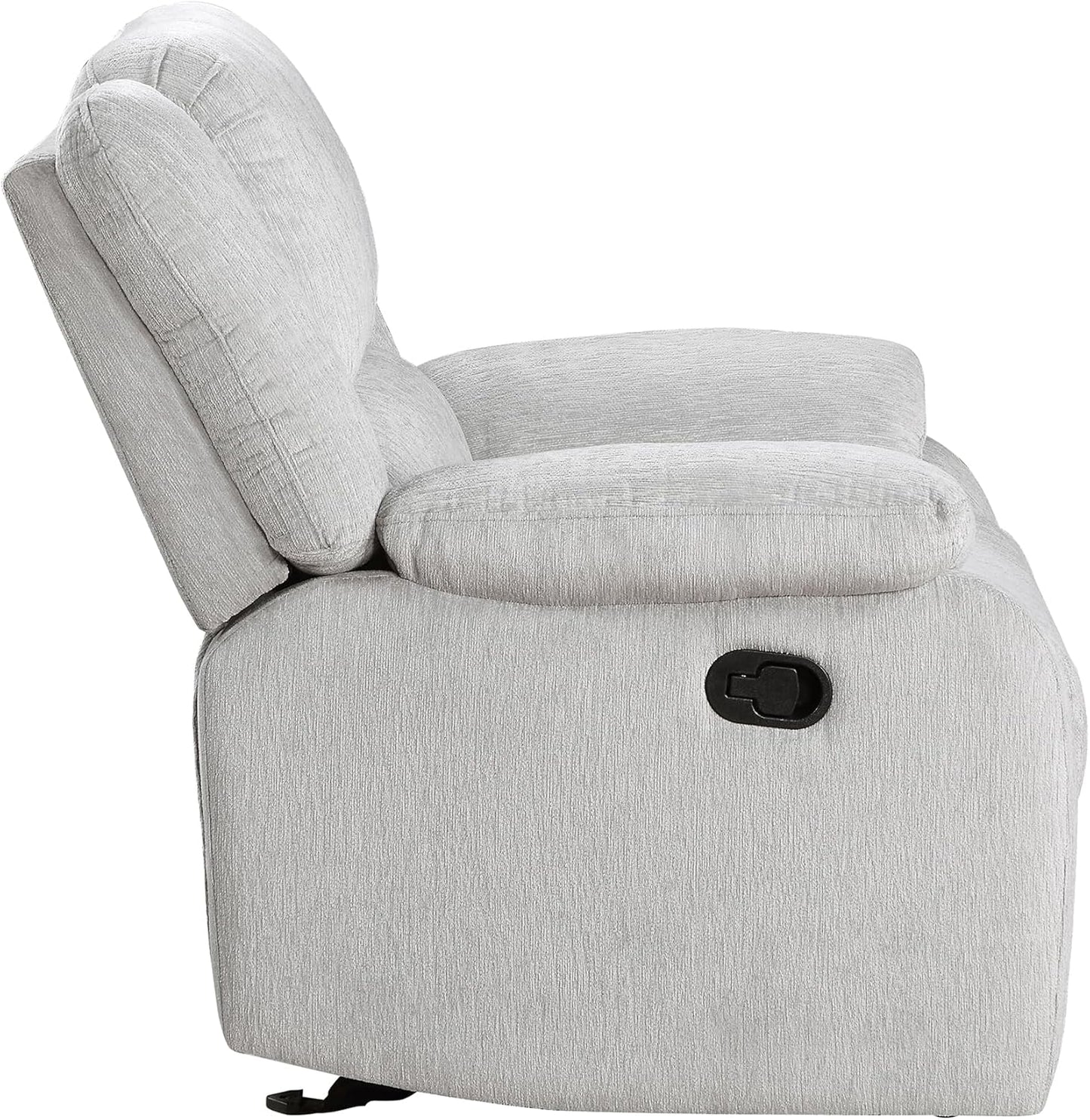 Lexicon 194840244721 Glider Recliner Living Room Chair Grey
