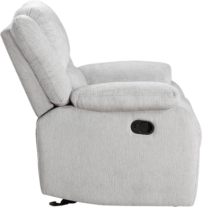 Lexicon 194840244721 Glider Recliner Living Room Chair Grey