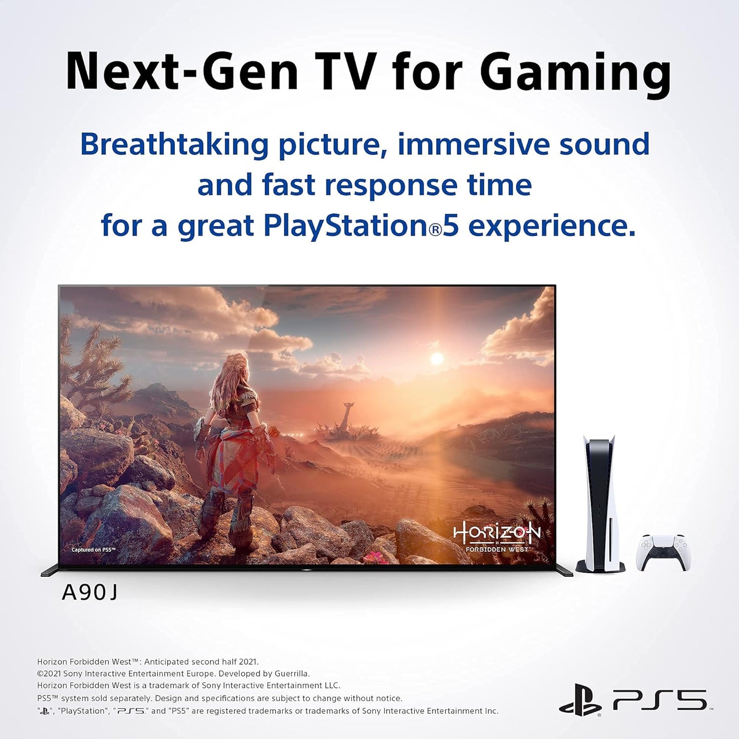 Sony XR55A90J 55" 4K OLED Smart TV w/ Epic Protect Coverage