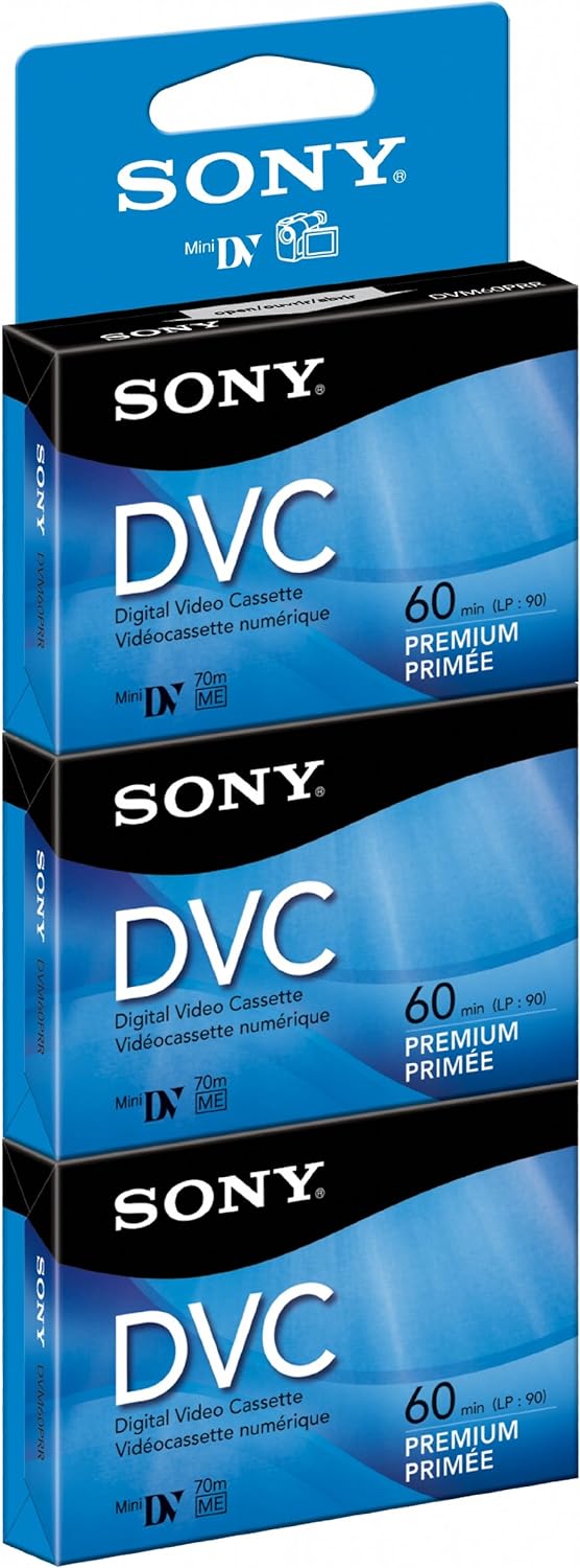 Sony DVM60PRR/3 60-Minute MiniDV Video Cassette — main product image