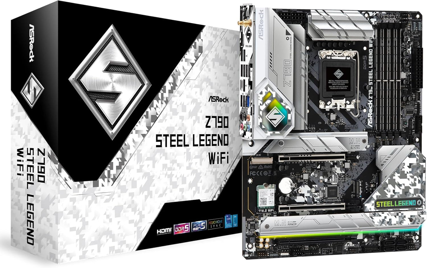 ASRock Z790 STEEL LEGEND WIFI Motherboard DDR5