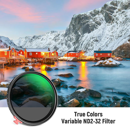Neewer NW SERIES S 77mm Variable ND2-32 True Color Filter