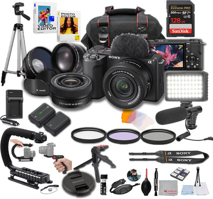 Sony ZV-E10 II 16-50mm Pro Video Bundle 4K Mirrorless Camera