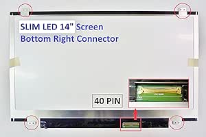 HP ELITEBOOK 8470P A1G60AV 14" Slim LED Screen