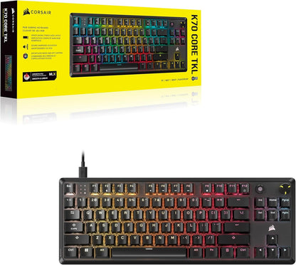 Corsair CH-911911E-NA K70 CORE TKL RGB Gaming Keyboard