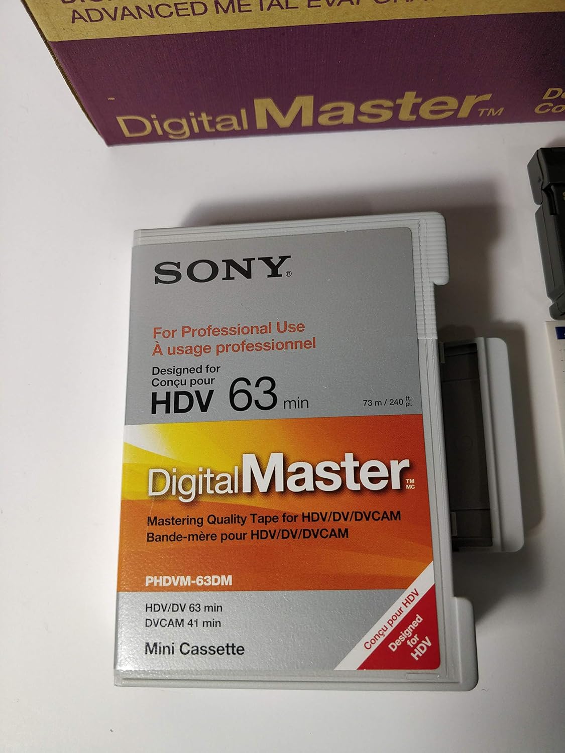 Sony 63DM DigitalMaster DV HDV DVCAM Tape 10-Pack