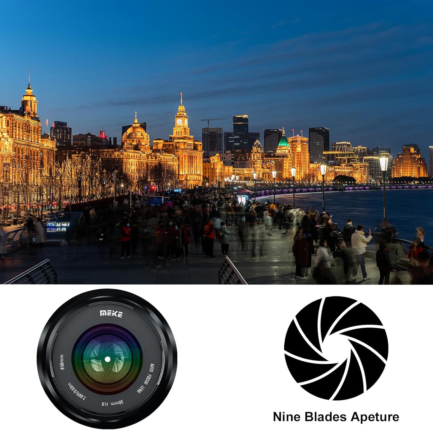 Meike MK-900 50mm F1.8 L-Mount Full Frame Lens