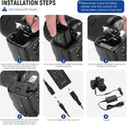Neewer 10099074 NP-FZ100 AC Power Adapter Sony Camera