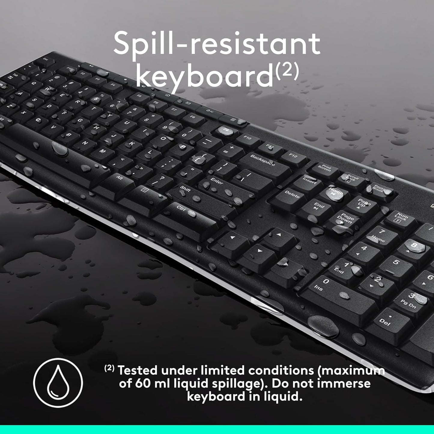 Logitech 920-008813 MK270 Wireless Keyboard Mouse Combo