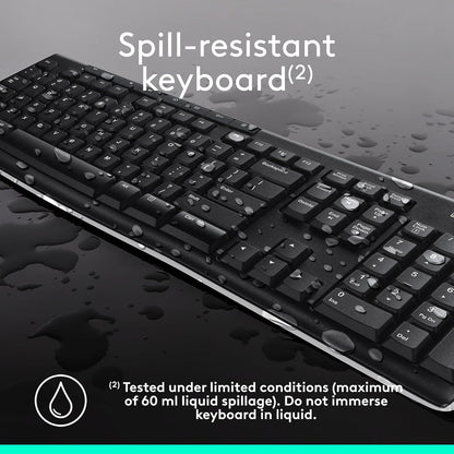 Logitech 920-008813 MK270 Wireless Keyboard Mouse Combo
