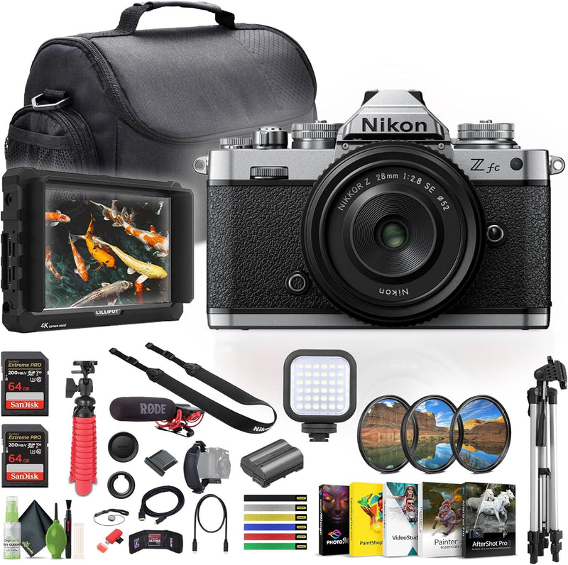 Nikon Z fc Kit - 28mm Lens, 4K, Mic, Monitor Bundle (Renewed) — main product image